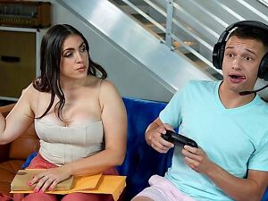 Gamer dreams of riding his tutor's big juicy Italian ass
